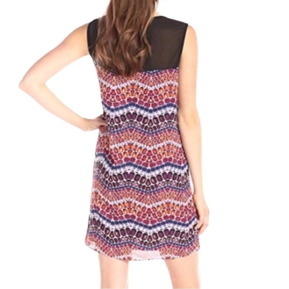 SAM EDELMAN Sleeveless Going Gray Z Dress Size Small in Multi Mosaic Print - Picture 2 of 16